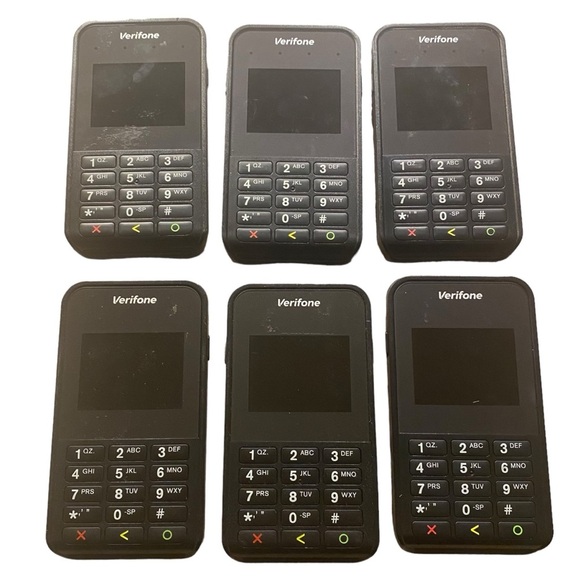 Lot Of 6 Verifone E355 Bluetooth Wi-Fi Mobile Payment Terminal Device ONLY - Picture 1 of 5